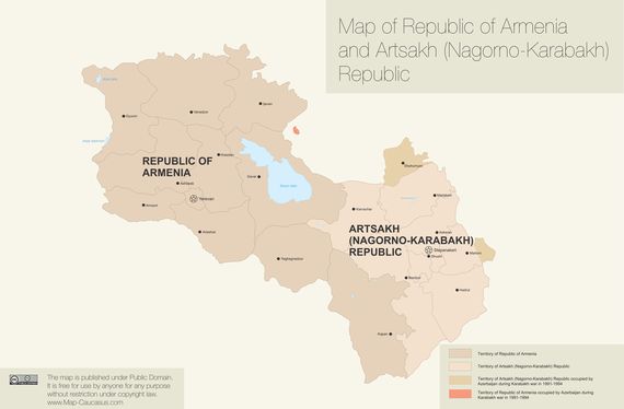 armenia nkr map