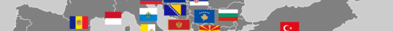 europe with flags