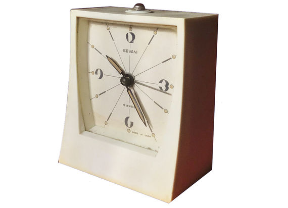 armenia 1980circa sevani clock factory square alarm clock web
