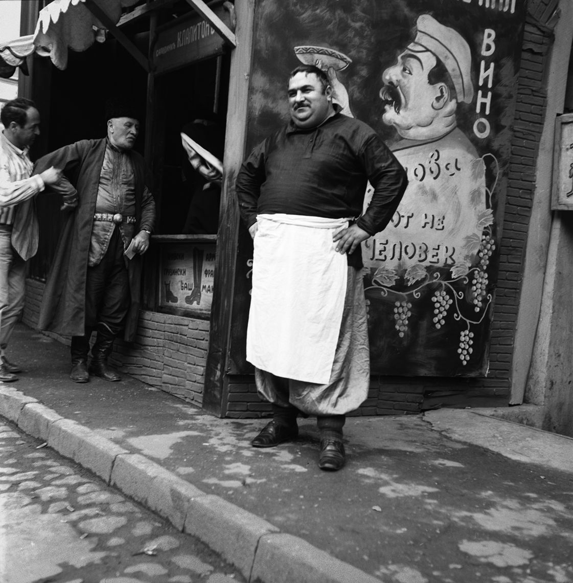 rudolf vatinyan 1970 butcher on the set of khatabala